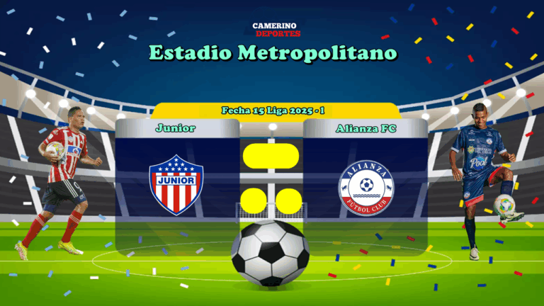 PLANTILLA  JUNIOR VS ALIANZA FC OBS 2025
