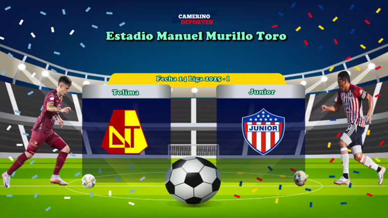 PLANTILLA TOLIMA VS JUNIOR YOUTUBE 2025